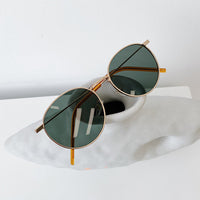 Kids Sunglasses Metal frame Vintage designer UV400 sunglasses High Quality Summer Beach Round glasses