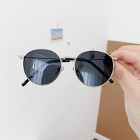 Kids Sunglasses Metal frame Vintage designer UV400 sunglasses High Quality Summer Beach Round glasses