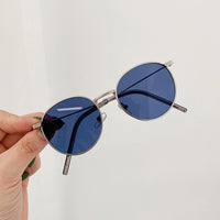 Kids Sunglasses Metal frame Vintage designer UV400 sunglasses High Quality Summer Beach Round glasses