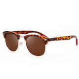 Classic Half Metal Polarized Sunglasses Men Women Brand Designer Semi Rimless Frame Sun Glasses UV400 Gafas Oculos De Sol P3016