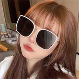 Women&#39;s Oval Cat Eye Sunglasses Lady Metal Rimless shades Luxury Sunglasses Female Driving Glasses zonnebril dames