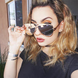 Pilot Aviation Sunglasses Women Shades Retro Classic Gradient Sun Glasses Female Male Luxury Brand Designer Lunette