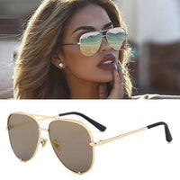 Pilot Aviation Sunglasses Women Shades Retro Classic Gradient Sun Glasses Female Male Luxury Brand Designer Lunette