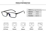 Small Frame Student Computer Optical Eyeglasses Women Men Fashion Anti Blue Light Fake Glasses Blue Light Blocking Glasses