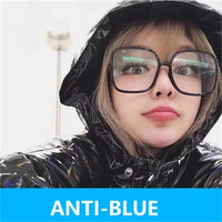 Blue Light Blocking Glasses Women Oversized Eyeglasses Anti Blue Light Computer Glasses Men Safety Eyewear Spectacle