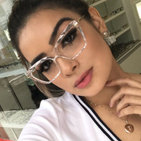 Fashion Square Glasses Frame Women Trending Styles Brand Design Optical Computer Glasses Oculos De Sol Eyewear