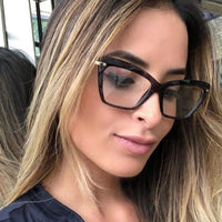 Fashion Square Glasses Frame Women Trending Styles Brand Design Optical Computer Glasses Oculos De Sol Eyewear