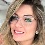 Fashion Square Glasses Frame Women Trending Styles Brand Design Optical Computer Glasses Oculos De Sol Eyewear