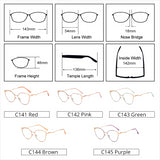 Cat Eye Eyeglass Frame for Women Female Grade Glasses Retro Optic Glasses Frames 2022 Points monturas de lentes mujer