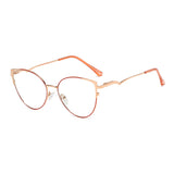 Cat Eye Eyeglass Frame for Women Female Grade Glasses Retro Optic Glasses Frames 2022 Points monturas de lentes mujer