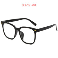 Finished Myopia Glasses Women Men Transparent Eyeglasses Prescription Student Shortsighted Eyeglass -1.0 1.5 2.0 to 6.0