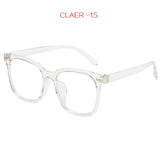 Finished Myopia Glasses Women Men Transparent Eyeglasses Prescription Student Shortsighted Eyeglass -1.0 1.5 2.0 to 6.0