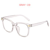 Finished Myopia Glasses Women Men Transparent Eyeglasses Prescription Student Shortsighted Eyeglass -1.0 1.5 2.0 to 6.0