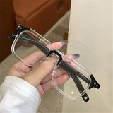 -1.0-1.5 -2-2.5-3-3.5 Finished Myopia Glasses Women Men Fashion Short-sighted Black Clear Glasses with diopters minus -4