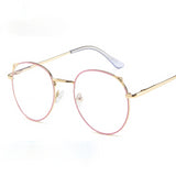 Cat Glasses Frame Fashion Computer Eyeglasses Frame Women Anti-blue Light Transparent Clear Mental Frame