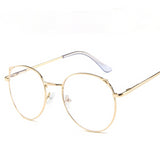 Cat Glasses Frame Fashion Computer Eyeglasses Frame Women Anti-blue Light Transparent Clear Mental Frame