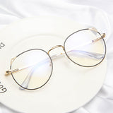 Cat Glasses Frame Fashion Computer Eyeglasses Frame Women Anti-blue Light Transparent Clear Mental Frame