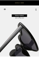 Fashion Plastic Kids Cute Heart Shaped Sunglasses Red Black White Yellow Transparent Lens Frame Woman Outdoor Beach Spectacles