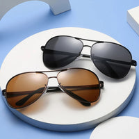 Photochromic Pilot Polarized Sunglasses Men Women Driving Chameleon Discoloration Sun glasses Shades Oculos De Sol