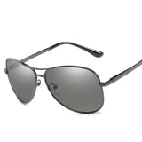 Photochromic Pilot Polarized Sunglasses Men Women Driving Chameleon Discoloration Sun glasses Shades Oculos De Sol
