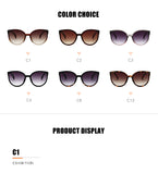 Sunglasses Cat Eye Women Men Sun Glasses Eyewear Eyeglasses Plastic Frame Clear Lens UV400 Shade Fashion Driving New