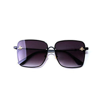 Lady Oversize Rimless Square Bee Sunglasses Women Men Small Bee Glasses Gradient Sun Glasses Female UV400