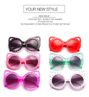 Kids Sunglasses Children Retro Cute Cartoon Bee Pink Sun Glasses Frame Girls Boys Baby Eyeglasses