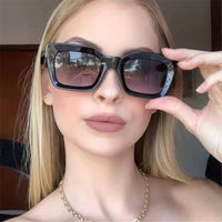 Popular Fashion Cat Eye Women Sunglasses Retro Gradient Eyewear Brand Designer Men Square Sun Glasses UV400 Eyeglasse