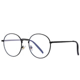 Fashion Metal Anti Blue Light Glasses Men Women Classic Retro Round Frame Models Myopia Optical Eyeglasses Frames