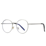 Fashion Metal Anti Blue Light Glasses Men Women Classic Retro Round Frame Models Myopia Optical Eyeglasses Frames