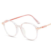 Transparent Computer Glasses Frame Women Men Anti Blue Light Round Eyewear Blocking Glasses Optical Spectacle Eyeglass Retro Len