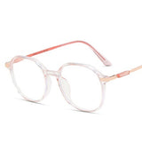 Transparent Computer Glasses Frame Women Men Anti Blue Light Round Eyewear Blocking Glasses Optical Spectacle Eyeglass Retro Len