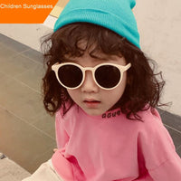 Kids Sunglasses Boys And Girls Retro Children Sunglasses Round Sun Glasses Vintage Baby Oculos Retro Eyewear