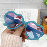 New Children Sunglasses Kids Polarized Sun Glasses LOVE Heart Boys Girls Glasses Baby Flexible Safety Frame Eyewear Oculos De So