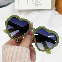 New Children Sunglasses Kids Polarized Sun Glasses LOVE Heart Boys Girls Glasses Baby Flexible Safety Frame Eyewear Oculos De So