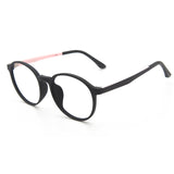Round Frame Anti-Blue Light Glasses TR90 Frame Light Computer Mobile Phone Goggles Comfortable For Teenagers