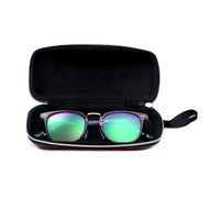 New 1Pcs Eyewear Cases Cover Sunglasses Case For Women Fashion Glasses Box With Lanyard Zipper Eyeglass Cases For Men Women