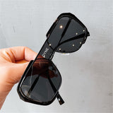 Fashion Children&#39;s Sunglasses Boys And Girls Print Sunglasses Children&#39;s Fashion Catwalk Glasses Outdoor Large Frame Glasses