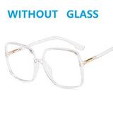 Blue Light Blocking Glasses Frame 2021 Women Oversized Eyeglasses Anti Blue Light Computer Glasses Men Safety Eyewear Spectacle