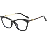 Optical Anti-Blue Light Cat Eye Glasses Frame Women Retro Metal TR90 Eyeglasses Frame Men Compute Prescription Spectacle