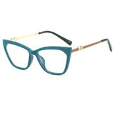 Optical Anti-Blue Light Cat Eye Glasses Frame Women Retro Metal TR90 Eyeglasses Frame Men Compute Prescription Spectacle