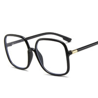 Office Anti Blue Light Oversized Glasses Computer glass Women Blue Blocking Gaming Big Size female Eyeglasses Frame