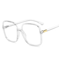 Office Anti Blue Light Oversized Glasses Computer glass Women Blue Blocking Gaming Big Size female Eyeglasses Frame