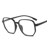 Big Frame Square Anti-blue Light Glasses Frame Oversized Computer Eyewear Frame For Women&amp;Men Square Optical Glasses Eyeglasses