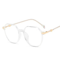 Transparent Computer Glasses Frame Women Men Anti Blue Light Round Eyewear Blocking Glasses Optical Spectacle Eyeglass