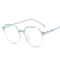 Transparent Computer Glasses Frame Women Men Anti Blue Light Round Eyewear Blocking Glasses Optical Spectacle Eyeglass