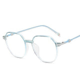 Transparent Computer Glasses Frame Women Men Anti Blue Light Round Eyewear Blocking Glasses Optical Spectacle Eyeglass