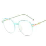 Transparent Computer Glasses Frame Women Men Anti Blue Light Round Eyewear Blocking Glasses Optical Spectacle Eyeglass