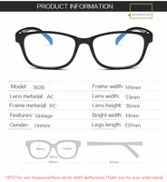 Transparent Optical Eyeglasses Fake Optical Eye Glasses Frames For Women Myopia Glass Spectacles Eyewear Computer Glasses