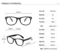 Childrend Clear Optical Frames Kids Eye Glasses New Stylish Wholesale Square Eyeglasses Eyewear Monturas De Lentes Mujer